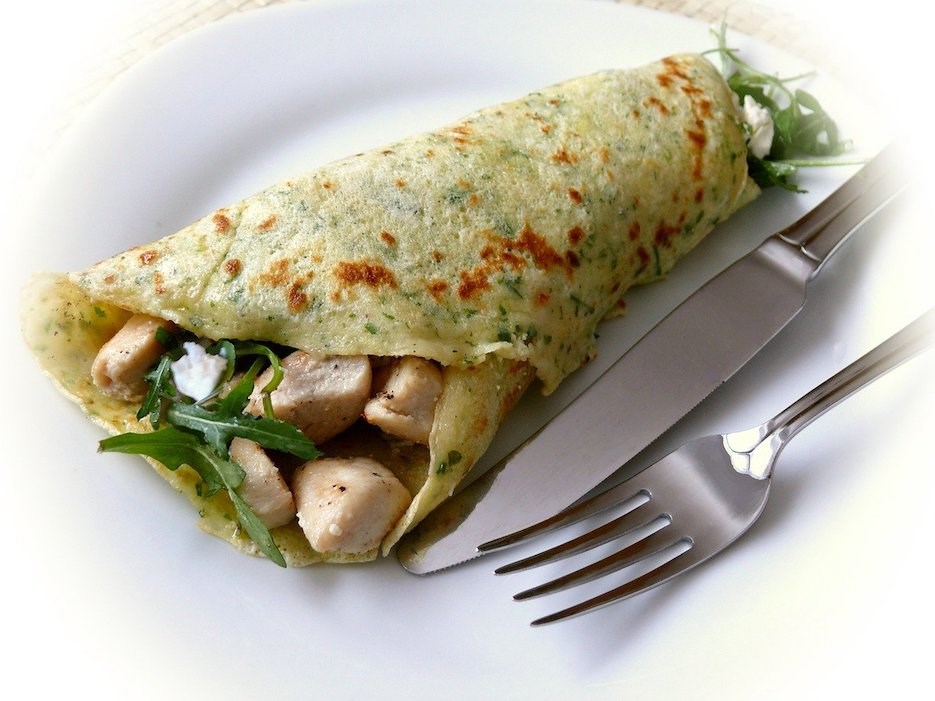 Crepes saladas