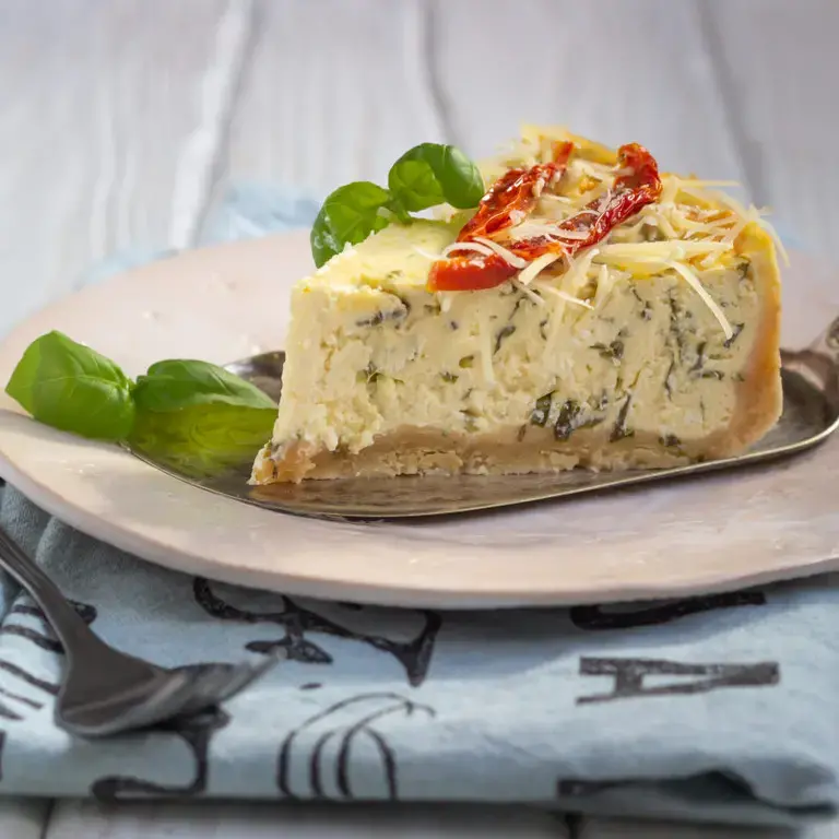 basil cheesecake - Fine Dining Lovers