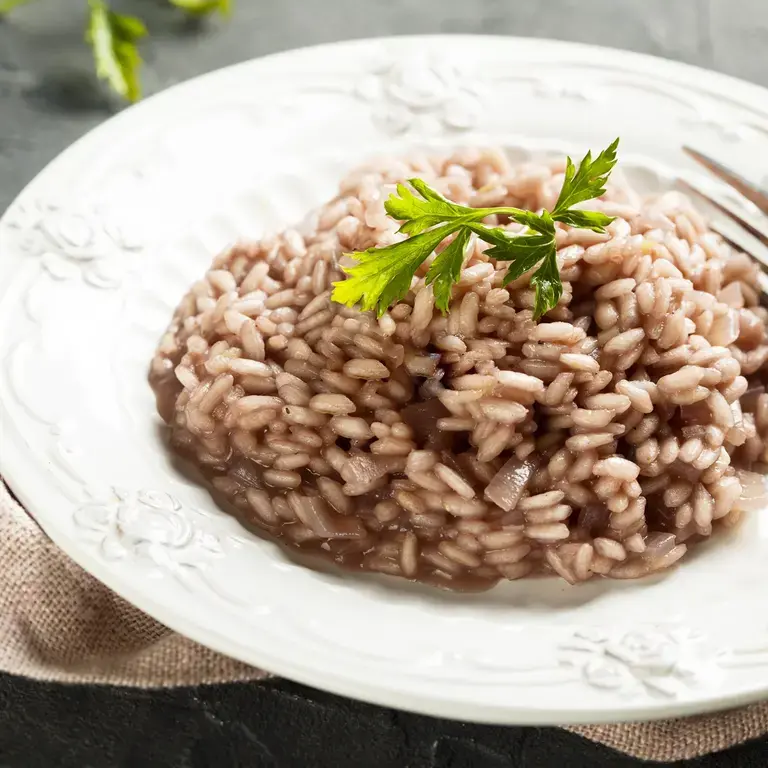 a bowl of risotto