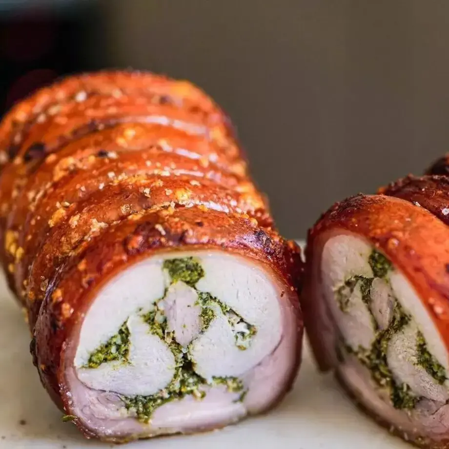 Alex Dilling’s porchetta