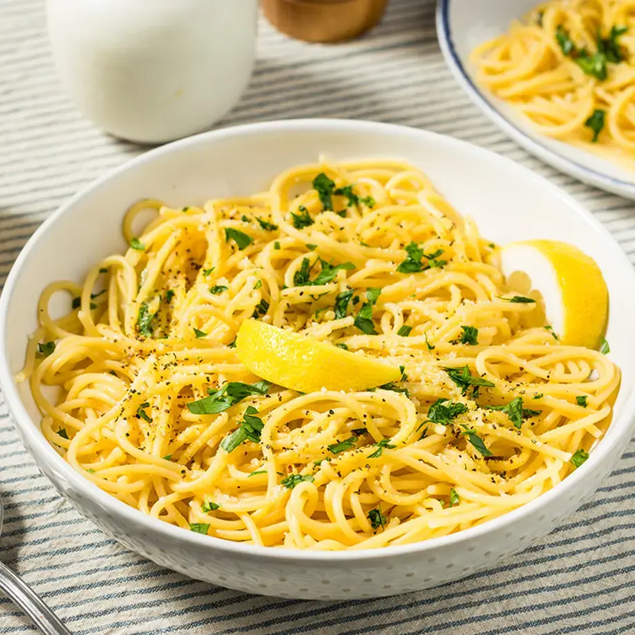 Lemon pasta.