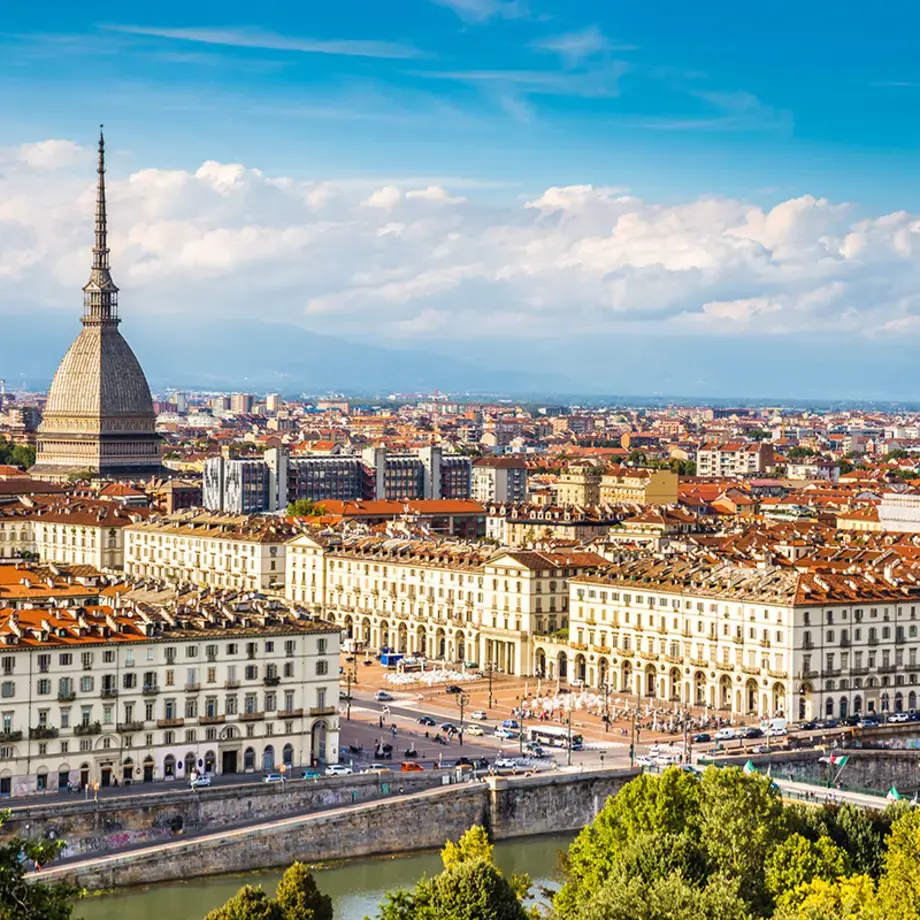 The Turin skyline.