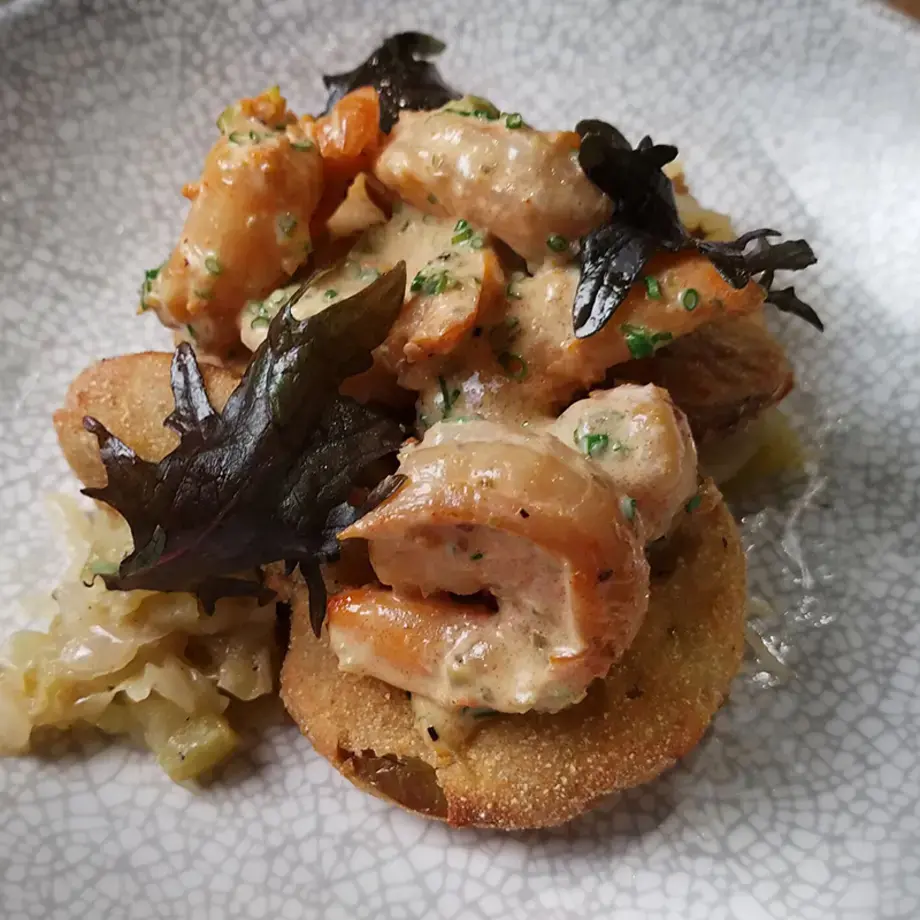 Fried green tomatoes.