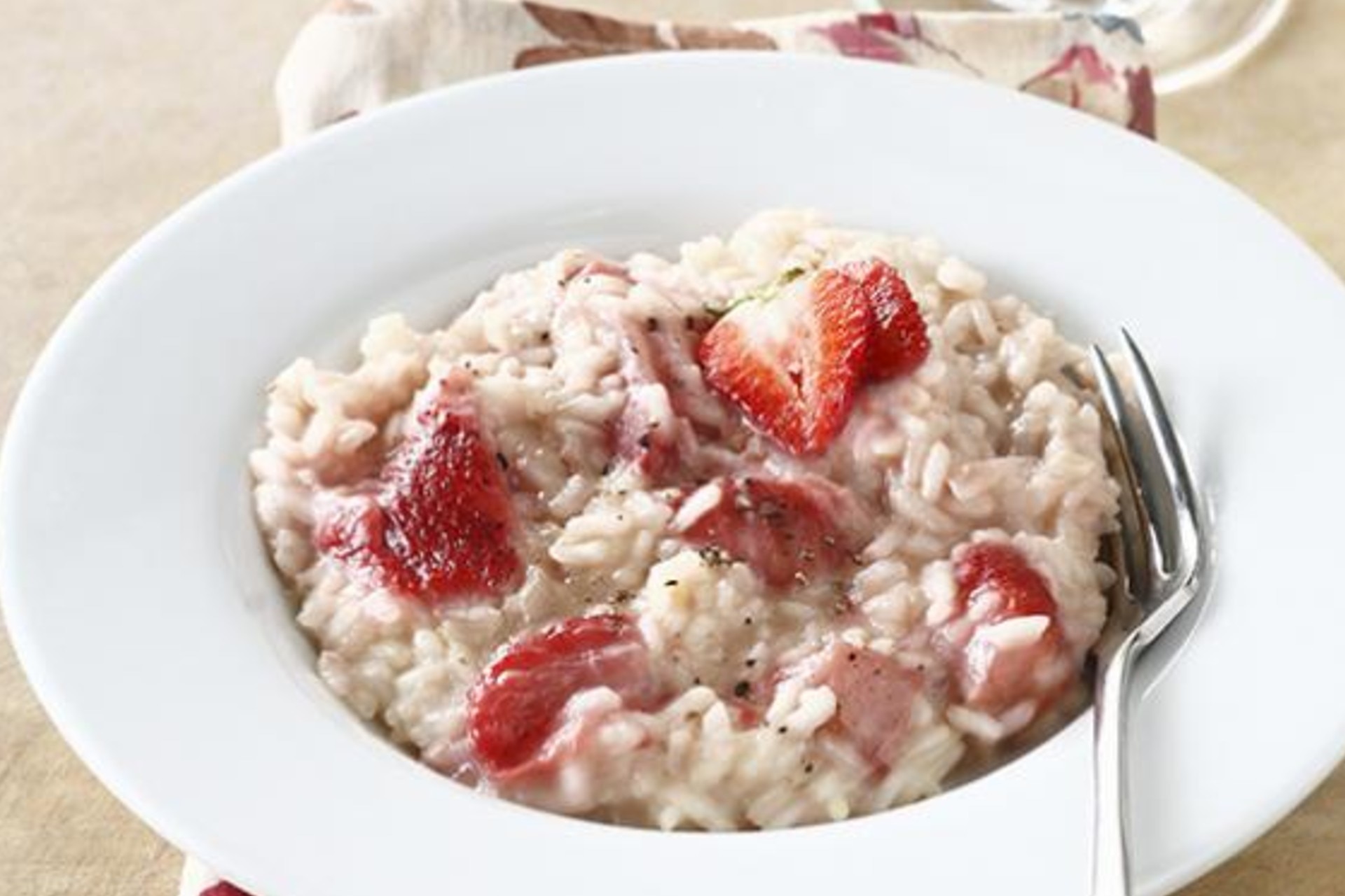 risotto strawberry