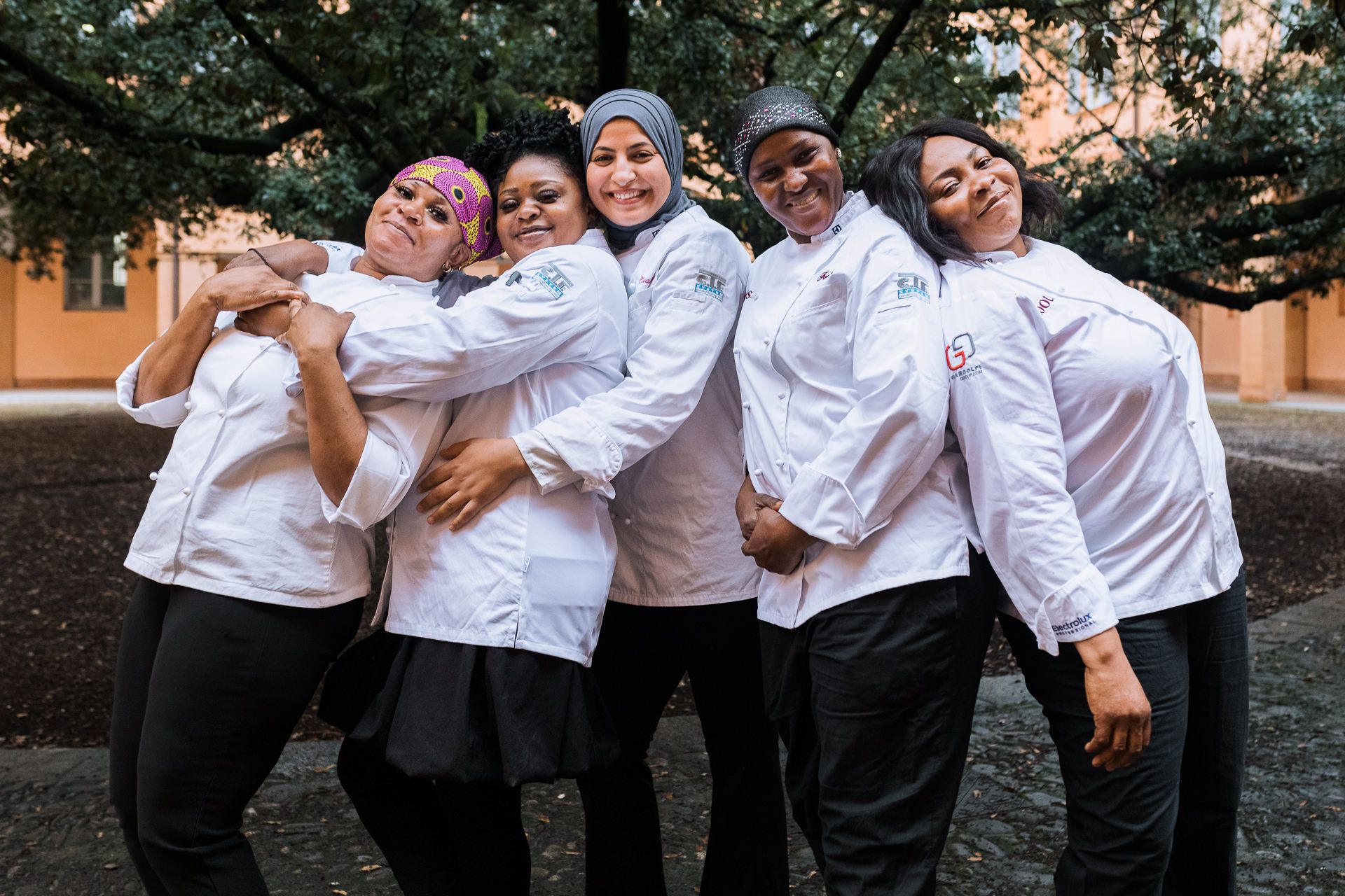 Team of women at Roots restaurant