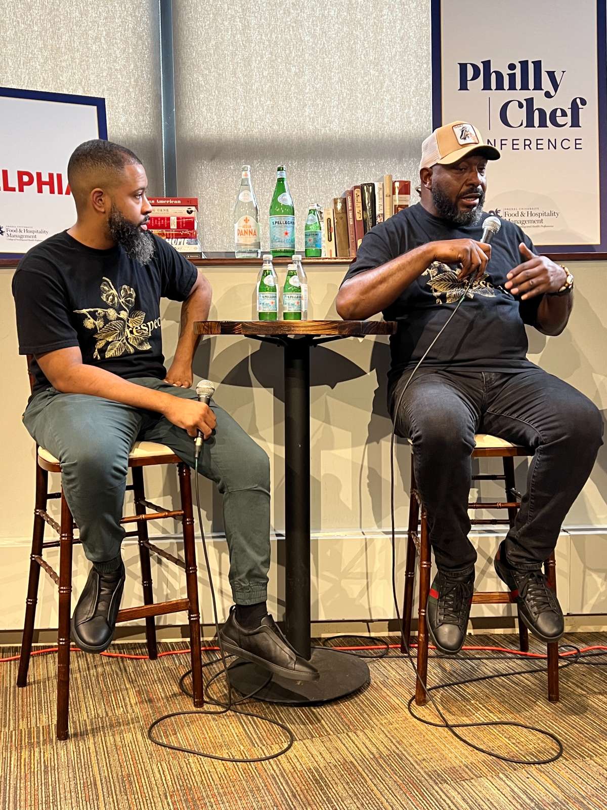 Damarr Brown and Erick Williams at Philly Chef Conference 2023.