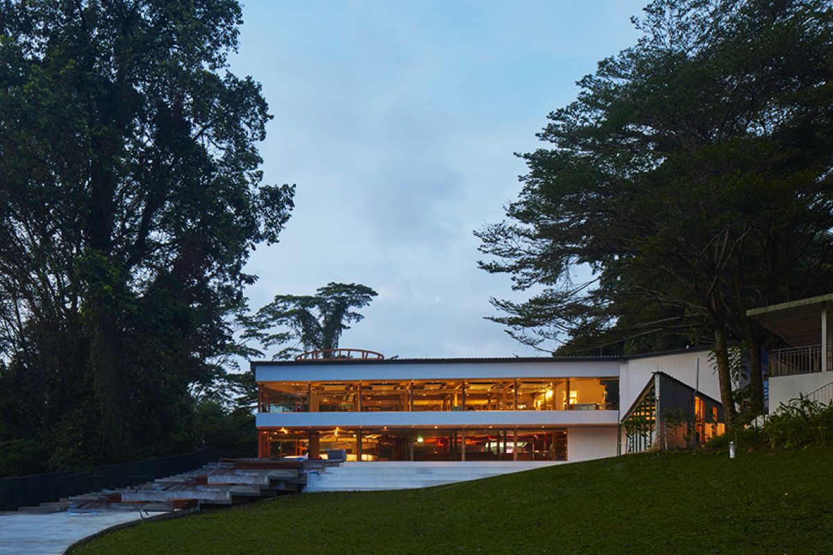 The circular campus at Air in Singapore.