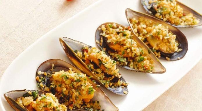 Baked Mussels