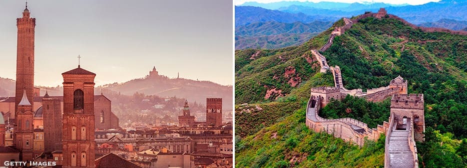 Bologna, Italy | Great Wall of China