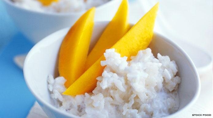 Coconut Rice with Mango