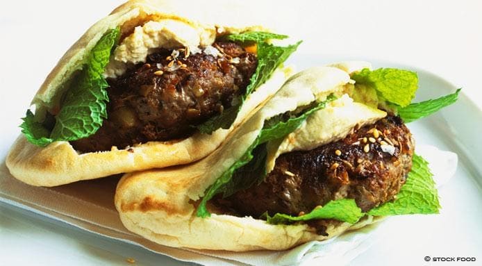 Lamb Pita Burgers