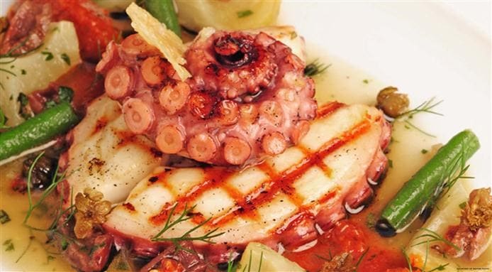 Octopus with Tomato Jam