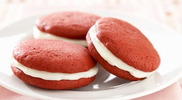 Red Velvet Whoopie Pies