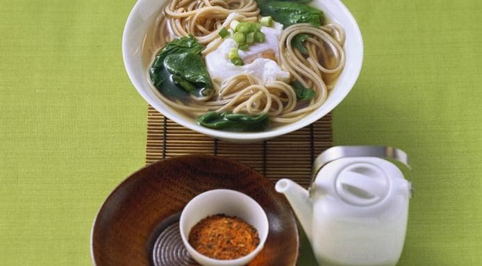 Soup with Soba Noodles