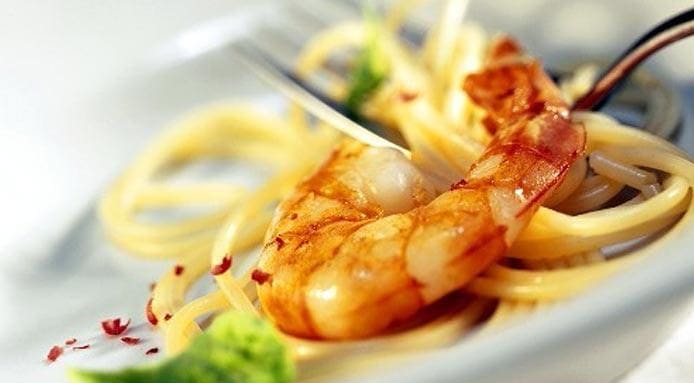 Spaghetti with Shrimp