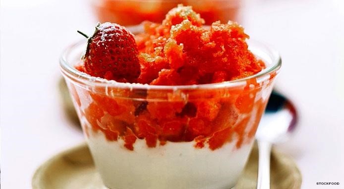 Strawberry Granita