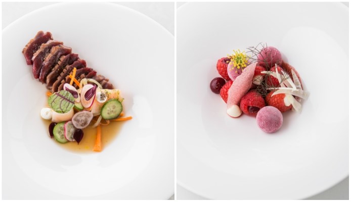 Boury Restaurant Belgium: 2 Dishes