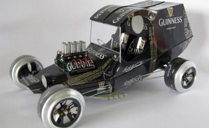 Beer Can Vehicles | Guiness Car